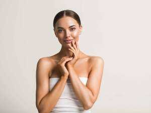 Feamale Cosmetic Clean Skin Beauty portrait